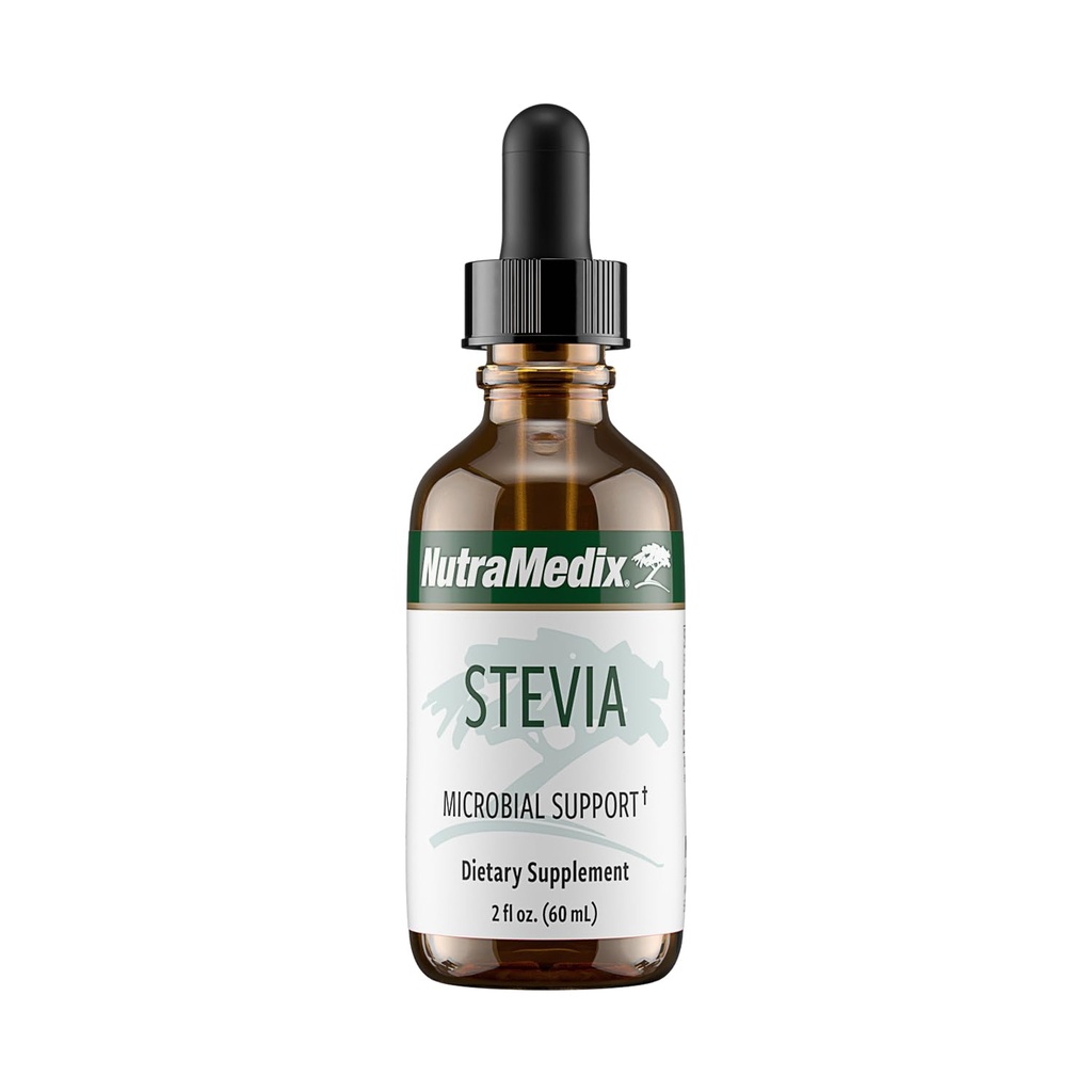 NutraMedix Sweet Leaf Stevia נוזל טיפות - סוכר חינם מפלט טהור Stevia Leaf עבור תמיכה מיקרוביאלית - נמוך carb, לא תוספת סוכר (2 oz / 60 מ"ל)