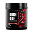NutraBio Intra Blast Bcaa אבקת Amino Acid תוספת, אלקטרוליטיט ו hydrotion בלנדרה, Intra, Pre Workout & שריר התאוששות, 20g Eaa Amino Acids אבקת, 5g Glutamine - פירות טרופיים פולינץ, 30 המשרתים, 30 לשרת.