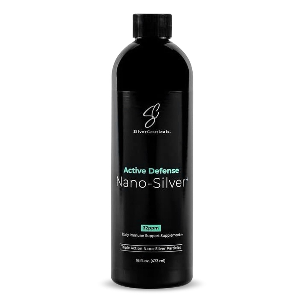 Colloidal Silver w / Nano טכנולוגיה - 32ppm 16oz - 8X יעיל יותר - תמיכה טבעית - להציל את ימי מחלה - ימי 5 ומעלה - Outperforms גבוה יותר PPM Silvers - No Taste & Smell - 3rd Party Tested