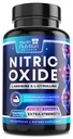 Nitric Oxide Booster 2560mg - תוספת כוח L Arginine & Citrulline תוסף עבור גברים ונשים - שריר פרימיום תמיכה Nitric Booster - תמיכה באנרגיה טבעית ובריאות הלב - 120 קפסולות