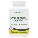 NaturesPlus Ultra Prenatal Multivitamin - 800 mcg Folate, 180 Vegetarian Tablets - Prenatal Supplement with Iron, Iodine, Calcium & B-Complex Vitamins - Gluten-Free - 90 Servings