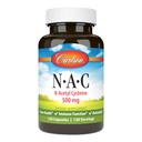 קרלסון - NAC, N-Acetyl Cysteine, 500 מ"ג, Liver Health, Immune Function, Antioxidant, 120 קפסולות צמחוניות