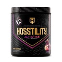HOSSTILE Hosstility V2 Pre Workout, אבקת All-in-One Pre Workout עבור גברים ונשים, לשפר את משאבת השרירים, להגביר את האנרגיה, כוח Boost, Sharpen Focus, Grape Apple, 40 משרתים