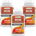 Best Naturals MSM 1000 מ"ג 180 קפסולות (Pack of 3)