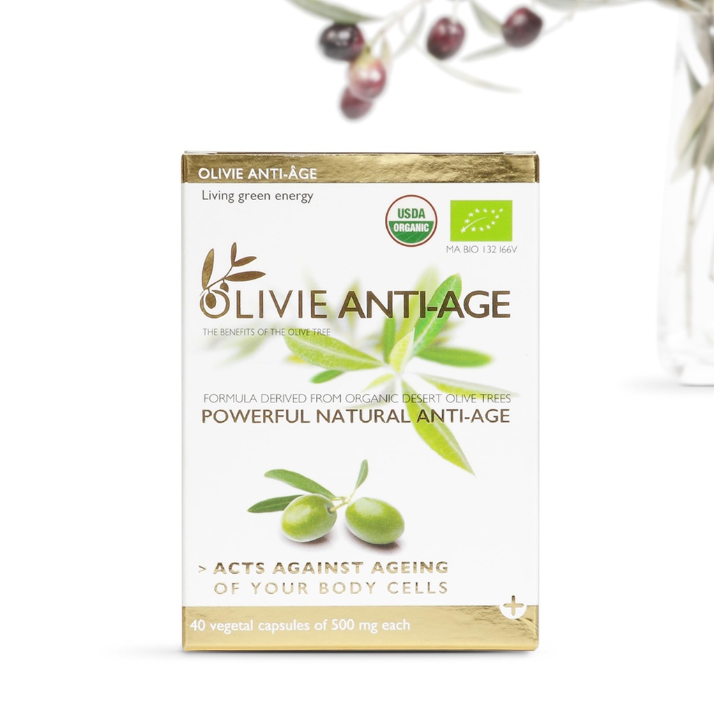אורגני Antioxidant Polyphenols ריץ 'אוליבשיל על תוספת קפסולות Olivie | hydroxyrosol Ol Europein Anti Aging תוסף