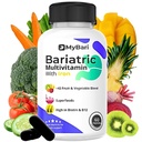 All-in-One Bariatric Multivitamin with Iron - Made in USA - for Men & Women - Supports Gastric Op & Bypass with 42+ פירות & Veggie בלגן - 60 קפסולות נוזליות