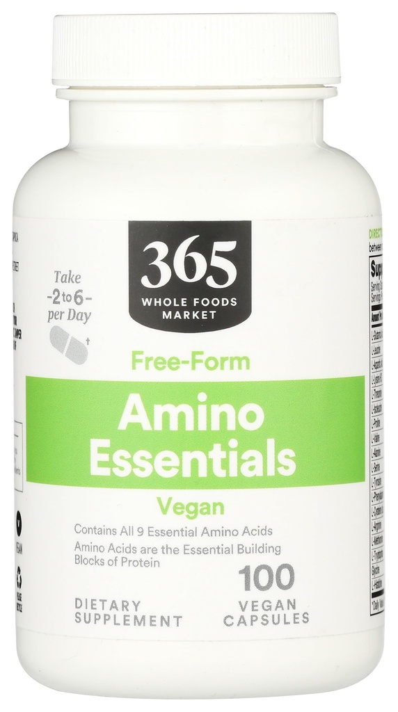 365 על ידי Whole Foods Market, Amino Essentials, 100 קפסולות