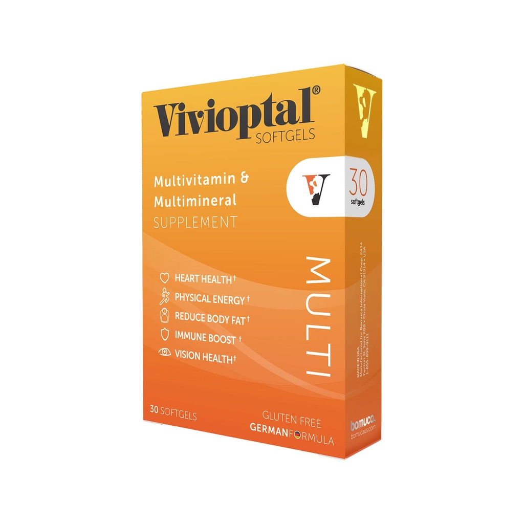 Vivioptal Multi, 30 Softgels, Multivitamin & Multimineral, Gluten חינם, פורמולה גרמנית