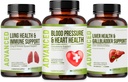 Heart Health Blood Pressure Support Supplement - תמיכה בלחץ הדם ובשאריות בריאה באופן טבעי עם הות'ורן ברי והייבביסקוס. ויטמינים גלולות לשיפור בריא (BP) & בריאות הלב.