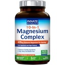 Innate Vitality 10in-1 Magnesium Complex 960 מ"ג, 420 מ"ג אלמנטל מגבת, עם Magnesium Glycinate, Citrate, Malate, ועוד, Sleep, Digest, Support אנרגיה, 90 טבעוני Caps
