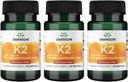 סוונסון ויטמין K2 (Menaquinone-7) - תוסף ויטמין תומך Cardiovascular ו- Bone Health - Made From Japanese Natto כדי לעזור Regulate Calcium - (30 Softgels, 100mcg כל אחד) (3 Pack)