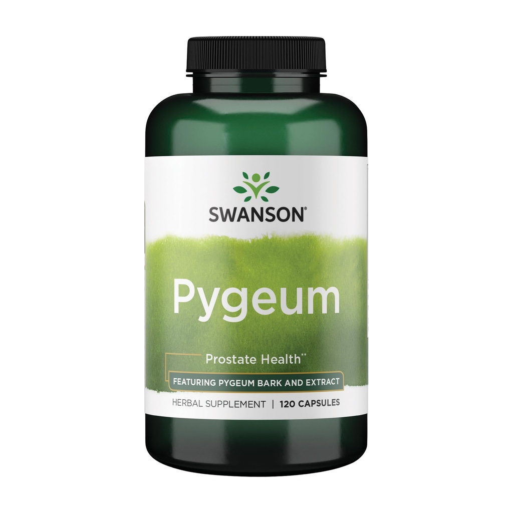 Swanson Pygeum - 400 מ"ג תוסף צמחי עבור בריאות הערמונית - תמיכה Bladder ו Urinary Tract Health - 120 קפסולות