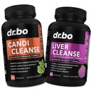 Candi Liverנקה תוספת תמיכה - Balance Control Probiotic Complex Cleanser for Women & Men - Oral Herbal Oregano & Caprylic Acid קפסולות, Gallbladder Care כמוסות & Milk Thistle Dandelion