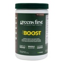 Greens First Boost - צמחי מבוסס חלבון ותזונה - Superfood Shake Mix - No Wheat or Soy - חלב ללא חלב - טבעוני - שוקולד הולנדי, 12.28 oz.
