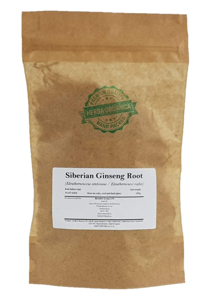 Herba Organica סיביר Geneseng Root - Eleutherocococcus Senticosus L - Herbal Tea (100g)