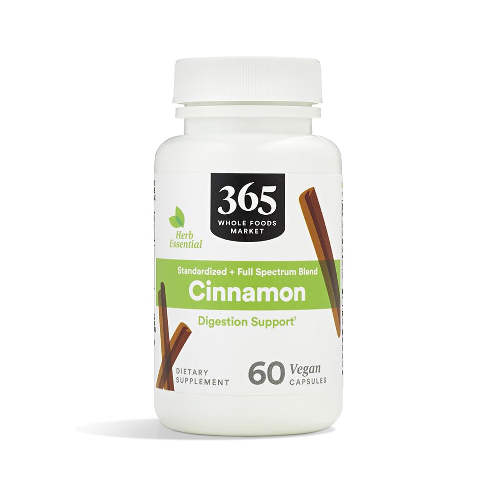 365 על ידי Whole Foods Market, Cinnamon, 60 Count