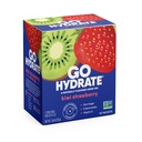 GoHydrate hydrotion אבקת Packets - Low Sodium Electrolytes לשתות Mix - תמיכה בהשקה טבעית, סוכר חינם אלקטרוליטה פלבדור עם ויטמין D, 30 Packs, קיווי סטרובברי