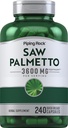 Piping Rock Saw Palmetto 3600 מ"ג | 240 קפסולות | לגברים ונשים | Non-GMO, Gluten Free Supplement