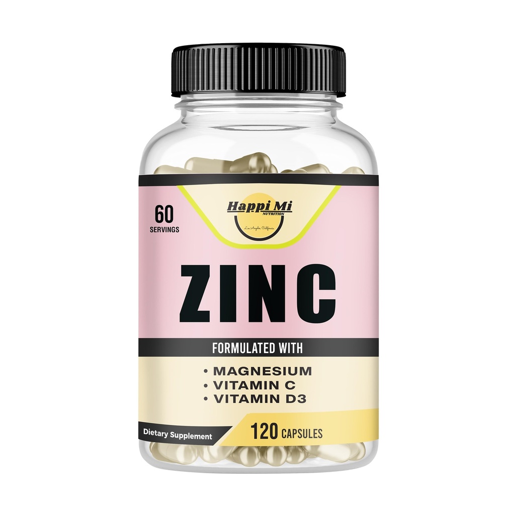 Zinc, Zinc 100 מ"ג, Magnesium Glycinate 150 מ"ג, ויטמין D3 5000 IU, ויטמין C 500 מ"ג Per משרת, Immune Booster, Antioxidant Support