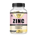 Zinc, Zinc 100 מ"ג, Magnesium Glycinate 150 מ"ג, ויטמין D3 5000 IU, ויטמין C 500 מ"ג Per משרת, Immune Booster, Antioxidant Support