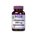 Bluebonnet Nutrition L-Glutamine 500 מ"ג, תומך בתפקוד Immune, Nitrogen Transporter, Soy & Gluten-Free, non-GMO, מוסמך כשר, טבעוני, 50 קפסולות ירקות, לבן, 50 הרוזן