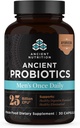 תזונה עתיקה Probiotics for Men, Probiotic Men's once 30ct, Digestive and Immune Support, Bloating, Gas and Constipation Relief, Gluten Free, Superfoods Band, 25 מיליארד CFUs*