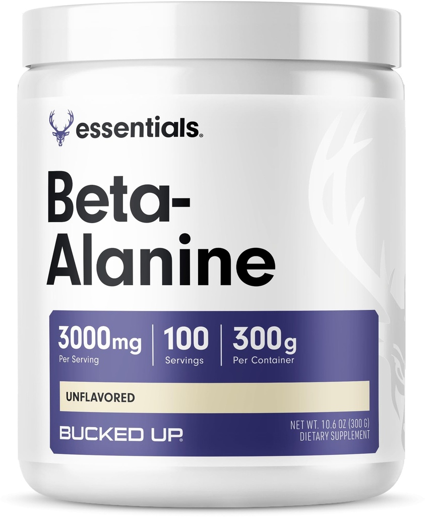 Bucked Up Alan Betaine 300 מ"ג אבקת, non-GMO, Gluten-Free, Unflavored (100 משרתים)