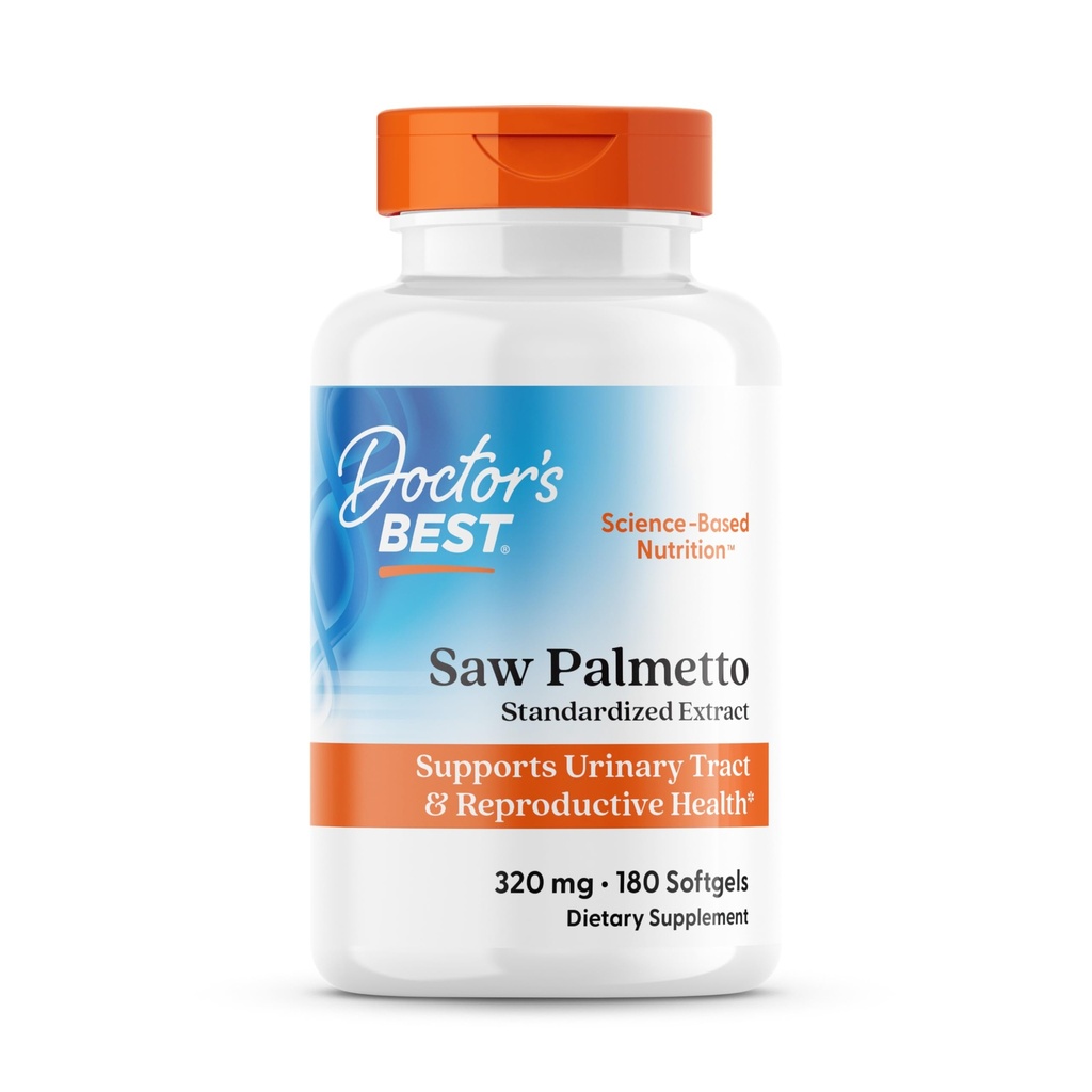 Doctor's Best Saw Palmetto 320 Mg Softgels, 180 הרוזן