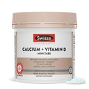 Swisse Calcium עם ויטמין D3 ו Citrate 830 מ"ג | תוספת לנשים וגברים | תמיכה בחוזק העצם | 300 טבליות | 2 Monteh Supply