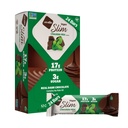 Nugo Slim Dark Chocolate Mint, 18g חלבון טבעוני, 3g סוכר, 6g סיבים, נמוך Net Carb, Keto Friendly, Gluten Free, 24 Count