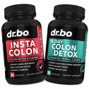 קפסולות תוספת של Detox - 15 יום קירור גלולות & Probiotic Herbal ניקוי - Daily Natural Bowel התנועה תוספי עבור Intestinal Stomach Bloating Gut Support