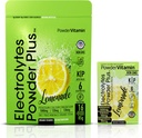 אבקת Vitamin אלקטרוליטים אבקת פלוס, Keto, Lemonade, סוכר חינם, מלח ההימלאיה ורוד, 1000 מ"ג Potassium, 120 מ"ג Calcium, 120 מ"ג מגנזיום, Non-GMO, Zero Calories, (16 hydrotion Packets)