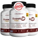 Boost Up Max Male Health תוסף - עם Calcium, Zinc & Proprietary בלנדר עבור Vitality & Power, 180 קפסולות (3 Pack)