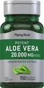 Piping Rock Aloe Vera כמוסות 20000 מ"ג | 150 Softgels
