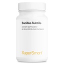 SuperSmart - Bacillus Subtilis 3 מיליארד CFU ליום (High Potency) - תוסף Spore Probiotic | Non-GMO & Gluten Free - 60 קפסולות DR