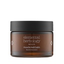 Elemental Herbology Muscle Melt Body Balm 1.7 fl oz – Warming with Ginger, Ho Wood & Turmeric – Comforting Botanical Treatment for Massage & Post-Activity Relaxation