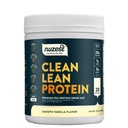Nuzest - אבקת חלבון פי - חלב נקי Lean, Premium Vegan Plant Based, Milk Free, Gluten Free, GMO חינם, באופן טבעי Sweetened חלבונים שקד, Smooth Vanilla, 20 משרתים, 1.1 lb lb lb