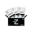 ZENERGY Energy Gum - Mint Flavor | 50mg Caffeine + 35% B6 ו-45% B12 ויטמין B12 | טבעוני, 0 סוכר, 0 קלוריות, 0ten, 0 Aspartame, non-GMO, פעולה מיידית | 3 Pack = 24 Count