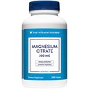 ויטמין Shoppe Magnesium Citrate 200 מ"ג טבליות - עבור רגיעת שרירים יעילה - תמיכה Nerve, הלב ותפקוד השרירים בעוד Boosting אנרגיה ייצור (300 טבליות)