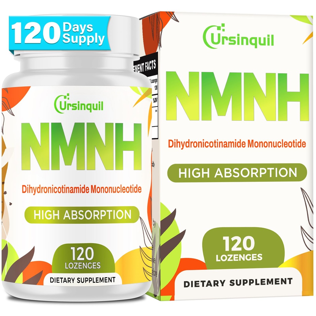 NMNH 500 מ"ג (Dihydronicotinamide Mononucleotide) (120 משרתות, NMNH 500 מ"ג לשרת) NAD תוסף ל- Boost NAD רמות כפי שאנו מתבגרים, עבור אנטי-Aging, אנרגיה, Immunity, Focus - 120 הרוזן