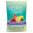 Preggie Pop Drops Plus Fortified עם ויטמין B6 - מחלת בוקר הקלה פורטד עם ויטמין B6. Preggie פופs עבור הקלה עבור נשים בהריון טיפות ממתקים. Sour Raspberry & Sour Lemon 48 Count