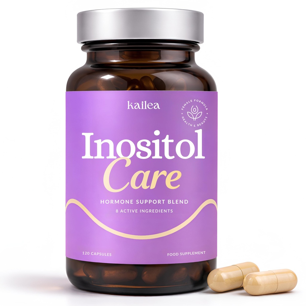8-in-1 PCOS תמיכה תוסף - 2,000 מ"ג Myo Inositol, NAC, Maca Root, Cinnamon, Chromium, Folate, Zinc, ויטמין D3 | הורמונים, Ovarian Health & משקל תמיכה