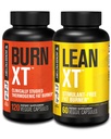 מפעל ג'ק Burn-XT קלינית למד שמן Burner & Weight Loss תוסף - Appetite Suppressant & Energy Booster (120 קפסולות) & Lean-XT Caffeine-Free Fat Burner (60 קפסולות)