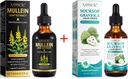 מולליין טיפות עבור Lungs ניקויs ו Soursop bitters נוזל, Mullein Leaf לחלץ Tincture עם Chlorophyll,Soursop Multivitamin טיפות,Natural Herbal תוסף עבור גברים ונשים