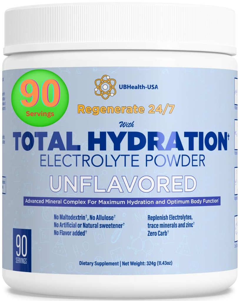 מיקס החלפת אלקטרוליט (90 משרתים, Unflavored)
