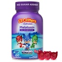 L'il Critters PJ Masks Melatonin Gummy תוספי, 60 חניכיים