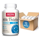 Jarrow Formulas Milk Thistle 150 מ"ג עם 30:1 סטנדרטית Silymarin לחלץ, תוספת תזונתית לתמיכה בתפקוד Liver, 200 קפסולות Veggie, 66-200 יום אספקה, 12 Packs