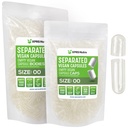 XPRS Nutra Vegan Size 00 בנפרד קפסולות - 1000 Count Premium ריקה קפסולות נפרדות ב Bags - Clear ריקה גלולות עבור תוסף DIY