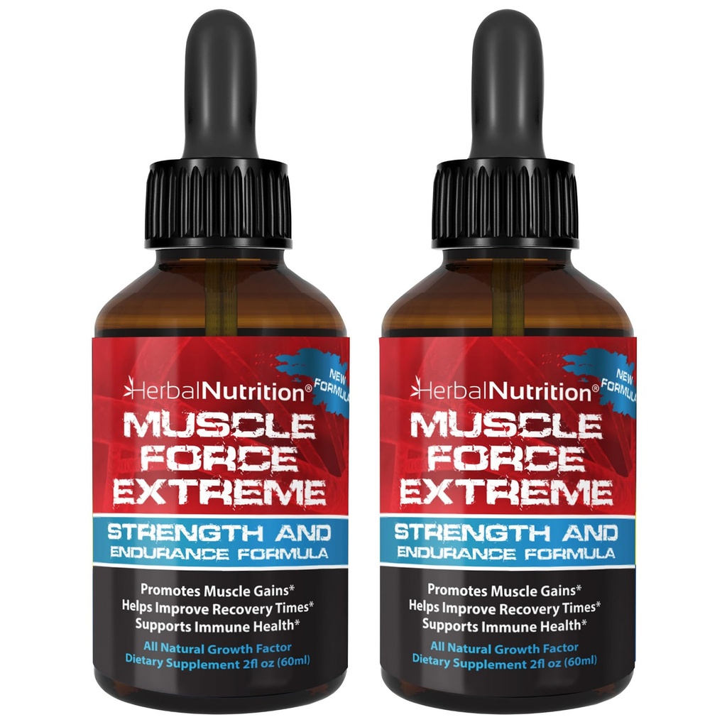 שריר כוח קיצוני 2 בקבוק Pack 345mg Prorietary פורמולה הכוח החזק ביותר שלנו ו- Endurance Spray, משפר את כוח השרירים ואת זמן ההתאוששות 2oz בקבוקים