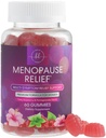 תוספי Menopause לנשים - תמיכה טבעית מלאה פלאשים & לילות זיעה תמיכה, Multi Benefit Menopause הקלה חניכיים, תמיכה עבור איזון ואנרגיה, Gluten-Free & non-GMO - 60 מסטיקים